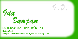 ida damjan business card